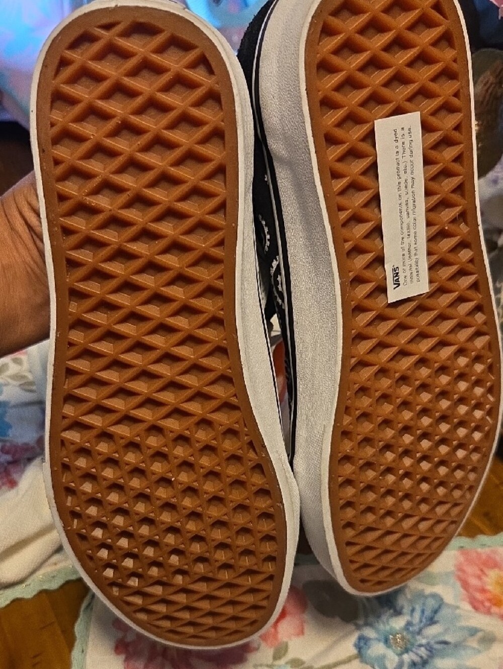 Vans Black & White Paisley Old Skool Sneakers - Picture 3 of 7